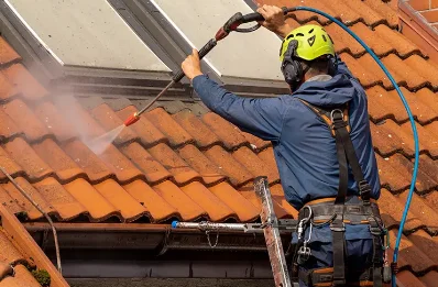 Démoussage et hydrofuge de toiture à San-Lorenzo